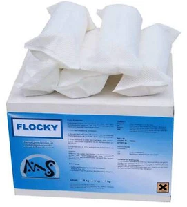 Flockkissen Flockungsmittel Flock Pool 8 x 125g 1 kg - Bild 1 von 3