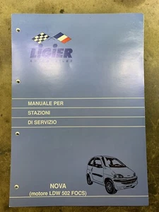 Manuale per stazioni di servizio Ligier e manuale Riparazione Lombardini - Foto 1 di 4