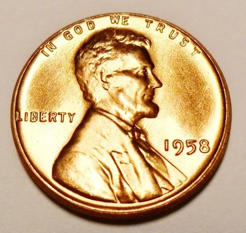 1958 P Lincoln Wheat Cent / Penny  *XF - EXTREMELY FINE OR BETTER* *FREE SHIP* Cover