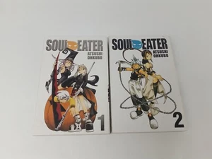 Soul Eater manga lot Volume 1 & 2 Yen Press English Comic - Foto 1 di 7