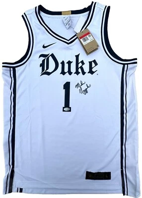 MIKE KRZYZEWSKI COACH K SIGNED NIKE DUKE BLUE DEVILS BASKETBALL JERSEY PSA/DNA - Image 1 of 4