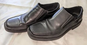 Dockers Men's Edson Black Leather Slip-On Dress Shoes Size 11.5M Style #90-33524 - Picture 1 of 7