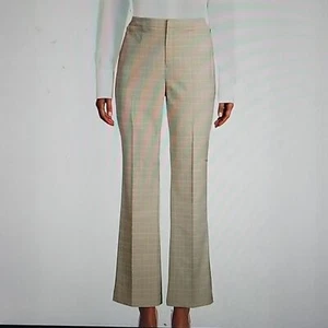 Elie Tahari Pebble Step Plaid Pants - Picture 1 of 12