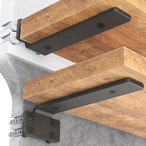 Shelf Bracket, Heavy Duty Floating Shelf Brackets 6 Inch Long, 6 Pack Brackets - Picture 1 of 11