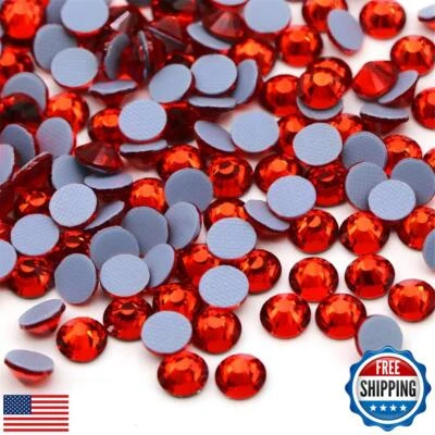 Hotfix Rhinestones Flatback Glass Rhinestone 3000PCS SS10 2.7-2.9MM Round Gem - Image 1 of 4
