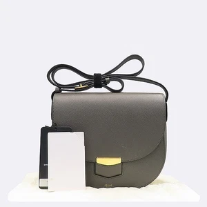 Celine 179013ZMB grey trotter medium crossbody and shoulder bag - Picture 1 of 7