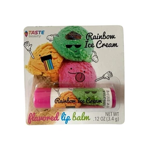 Taste Beauty Rainbow Ice Cream Flavored Lip Balm .12 oz - Picture 1 of 2