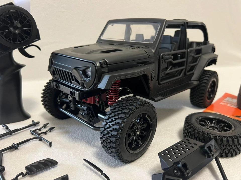 Jeep Wrangler MN128 RC Car Crawler 1:12 Scale, 2.4G 4WD, Off-road Truck - Image 1 of 4