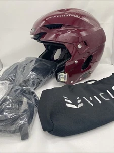 New VICIS ZERO2 Trench Adult Football Helmet w/ Chin Strap Sz. Large- Maroon - Picture 1 of 24
