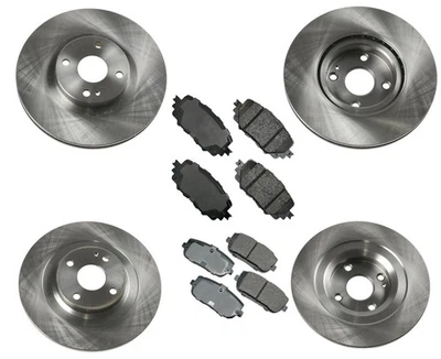 Replacement Parts For 2017-2020 Fiat 124 F R Disc Brake Rotors W Brake Pads 6p - Image 1 of 4