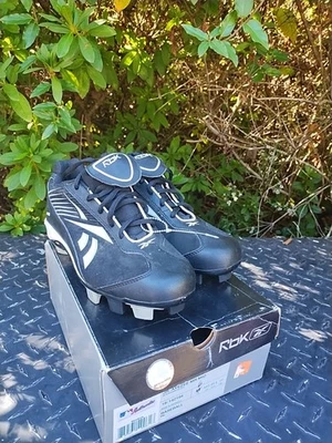 Бейсбольные бутсы Reebok JR Ayezee MRMid молодежные размер 6 черные белые 18142194 - Изображение 1 из 4