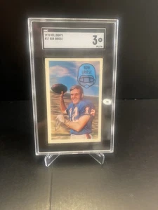 1970 Kellogg's Set-Break # 17 Bob Griese-HOF-Miami Dolphins-Super Bowl-NFL SGC 3 - Imagen 1 de 6
