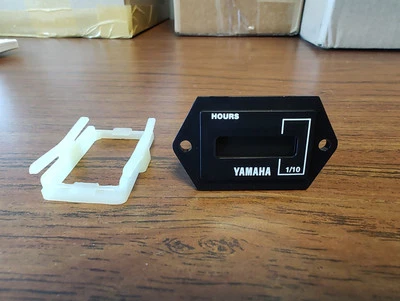 Nuevo de Lote Antiguo Yamaha 12-48V 1/10 Horas Medidor Para Carretillas Elevadoras y Carros de Golf con Soporte de Montaje Foto 1 de 4