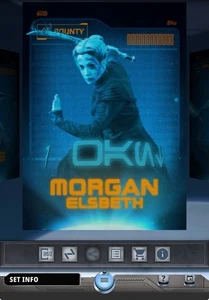 Topps Star Wars Card Trader 2025 Bounty S3 Orange SR - Morgan Elsbeth - Picture 1 of 1