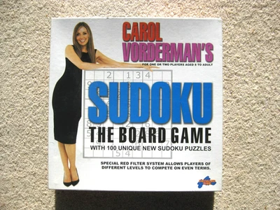 Carol Vorderman's Sudoku Board Game New & Unused 100% Complete inc Red Filter - Image 1 of 4