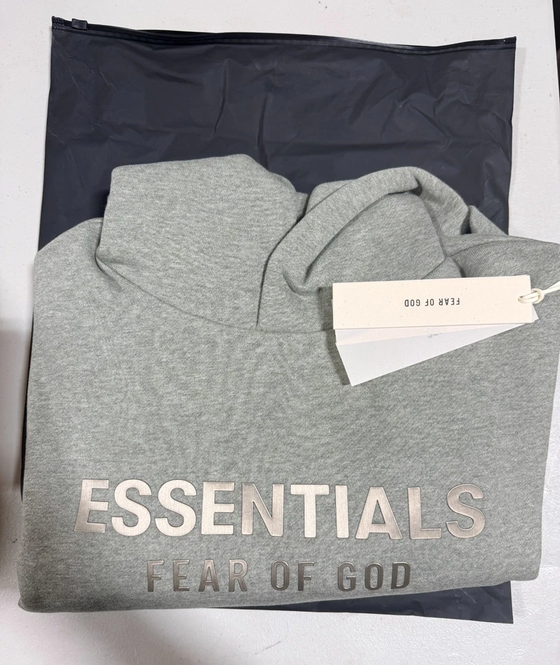 Sudadera con capucha Fear of God Essentials niños años 90 polar pesado vintage encogida 8/10/12/14 Foto 1 de 1