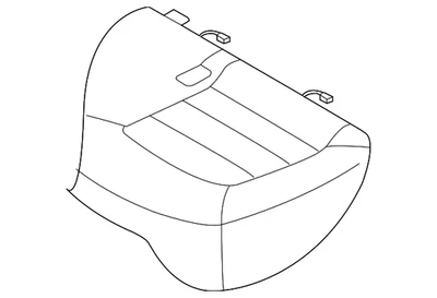 Genuine Mazda Cushion Cover KRB8-88-201-39 - Image 1 of 2
