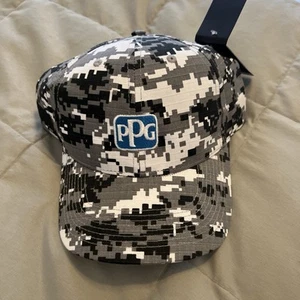 PPG Industries Hat Adjustable Cap Style Logo Patch Paint Work New W/ Tags T82 - Photo 1 sur 10