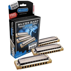 Hohner Blues Harp Pro Pack - Pro Pack 3-harmonicas keys G, A & C Made in Germany - Picture 1 of 1