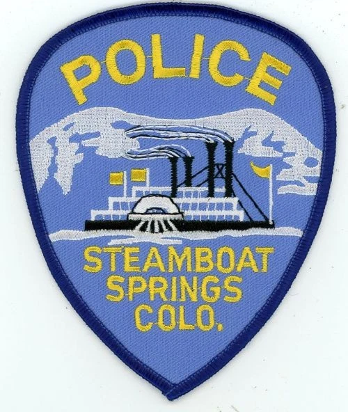 COLORADO CO STEAMBOAT RESORTES POLICÍA BONITO PARCHE HOMBRO SHERIFF Foto 1 de 1