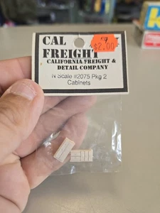 California Freight And Detail Company N Scale 2075 PKG 2 Cabinets - Picture 1 of 2