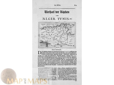 África - Túnez, Túnez "Verhael der Rijcken van Alger Túnez" 1621 Foto 1 de 3