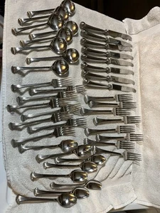 40 Pc Set F8 Towle Marchesa / CHURCHILL Stainless 18-8 Georgian House Awesome !! - Picture 1 of 11