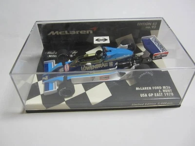PMA Minichamps 1/43 McLaren M26 1978 USA GP #7 James Hunt Marlboro Model - Immagine 1 di 4