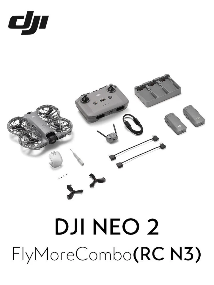 DJI NEO 2 - Fly More Combo RC-N3 Controller + 3 Batteries (US Duty Included) - Image 1 of 1