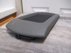 2004-2012 Nissan Armada Titan Front Console Lid OEM Gray Some Wear No Hinge READ - Picture 1 of 9