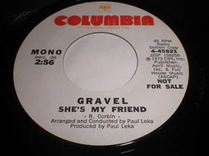 Gravel: She's My Friend (mono) / (stereo) 45 - Columbia - Picture 1 of 1
