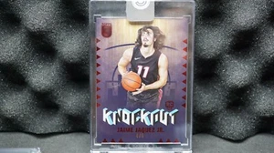 2023-24 Topps 3 Jaime Jaquez Jr. RC Auto /5 Red Knockout Miami Heat RARE Only 5 - Bild 1 von 6