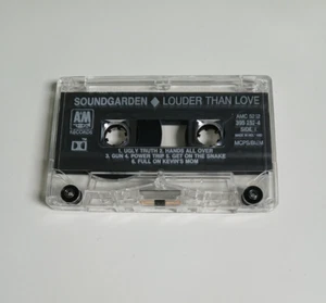 SOUNDGARDEN LOUDER THAN LOVE CASSETTE TAPE ONLY *NO INLAY CARD* A&M 1989 - Picture 1 of 1