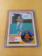 1983 Topps #258 MANNY CASTILLO Seattle Mariners Baseball Card, 3rd Baseman. (NM)