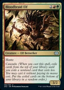 Bloodbraid Elf x1 1x FOIL Double Masters 2022 NM MTG - Picture 1 of 1