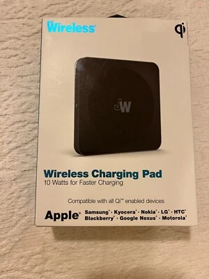 Just Wireless Charging Pad- 10 Watts- Compatible with all Qi enabled devices - Image 1 of 4