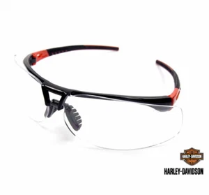 Harley Davidson® Bar & Shield Brille schwarzes Gestell klare Gläser Schutzbrille  - Bild 1 von 5