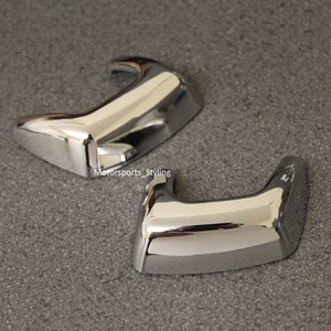 Headlight Washer Jet Covers Chrome for Land Rover Discovery 3 Headlamp Bumper 2c - Picture 1 of 5