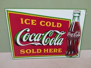 Vintage Coca-Cola Blechschild schöner Zustand - Bild 1 von 7