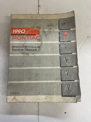 Pontiac Bonneville 1990 manual de taller de reparación de servicio Foto 1 de 4