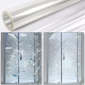 60x500 Safety Security Window Film Shatter Proof Glass Stickers Protection 2mil - Picture 1 of 16
