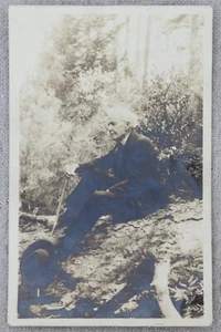 Antique Botanist Horticulturist Luther Burbank Silver Gelatin Portrait Photo - Picture 1 of 4