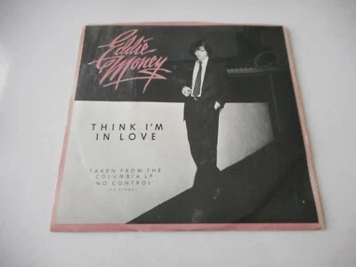 PROMO!! Eddie Money 45~ Think I'm In Love~ Columbia 18-02964 - Image 1 of 2