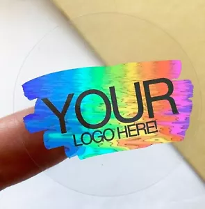 PEGATINAS PERSONALIZADAS DE COLOR REDONDO TRANSPARENTE LOGOTIPO PERSONALIZADO ETIQUETAS TRANSPARENTES NEGOCIOS - Imagen 1 de 1