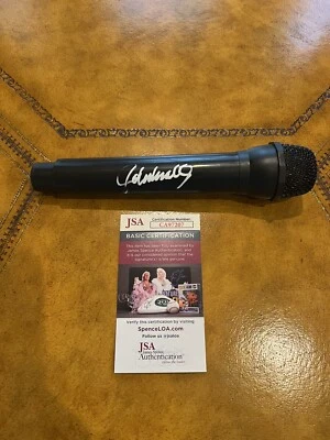 JOHN SMOLTZ ATLANTA BRAVES FOX ANNOUNCER SIGNED MICROPHONE JSA COA - Image 1 of 2