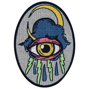 Embroidered Iron Sew On Patch jeans shoes quality patch appliques Rain From Eye - Picture 1 of 4