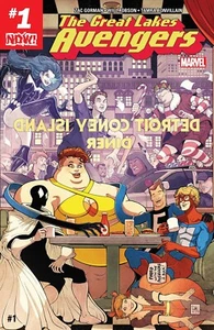 1 cómics de Marvel de Los Grandes Lagos Vengadores (2016) en estado bastante bueno/casi nuevo - Imagen 1 de 1
