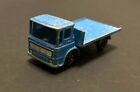 Vintage Matchbox Site Hut Truck No.60 Lesney 1/64 Made in England Blue Flat Bed