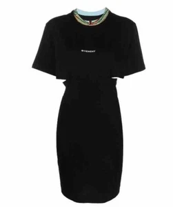 GIVENCHY Embroided Logo T-shirt Dress Size Medium GENUINE RRP £755 #V5 - Picture 1 of 8