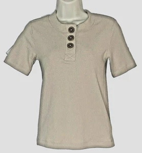 Nuevo Top Urban Outfitter cuello falso para mujer M elástico acanalado ajustado - Imagen 1 de 9